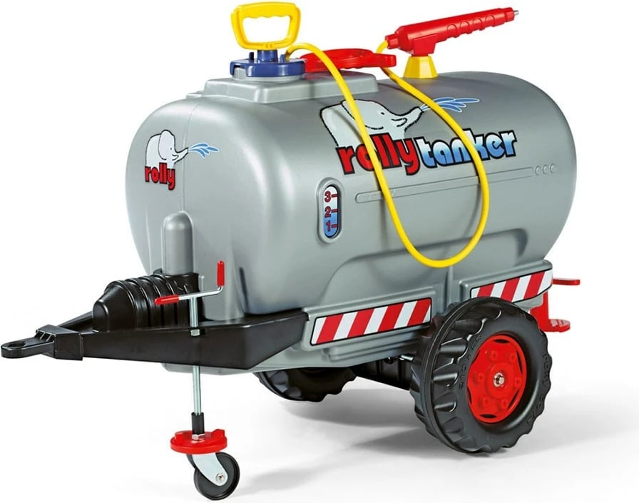 Rimorkio cisternë lodër, Rolly Toys, RollyTanker, me pompë dhe spërkatës, gri