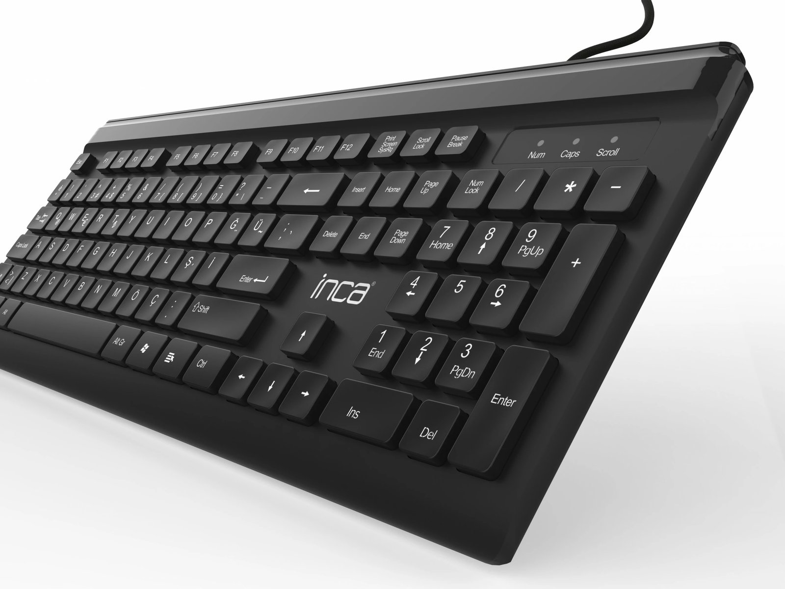 Kasë Inca IMK-377, USB 3.0, dizajn ergonomik, 1.45m, e zezë