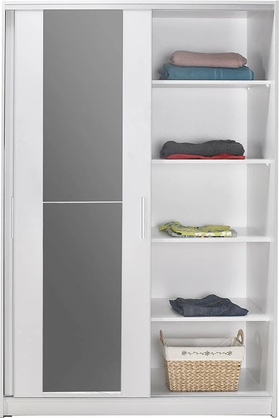 Dollap për rroba, ngjyrë e bardhë, Hanah Home, SWD-512-BB-2