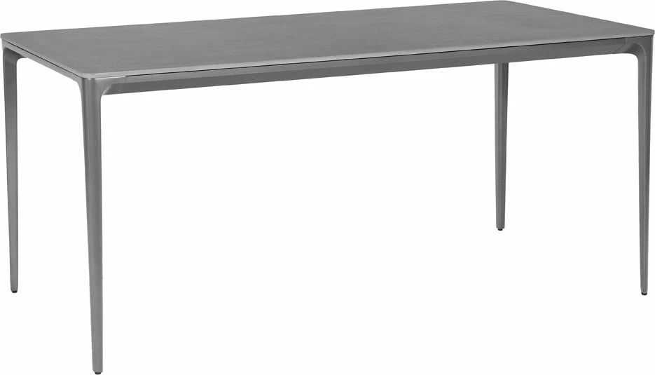 Tavolinë Baton, ngjyrë gri e errët, 160x80x75cm