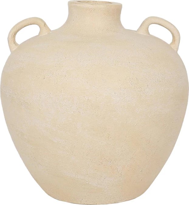 Vazo Kythnos, MgO, bezhë, 40x40x40 cm