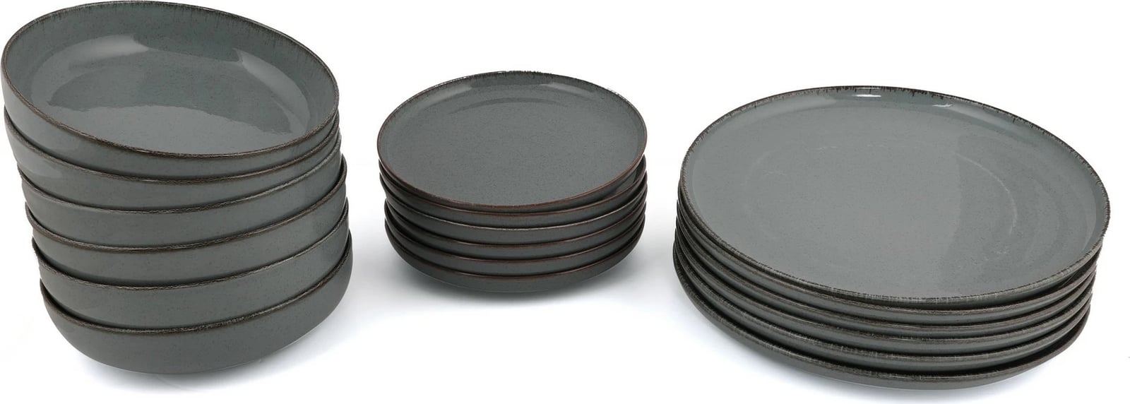Set darke prej porcelani, 18 pjesë, Hermia, MOD18Y2730P01