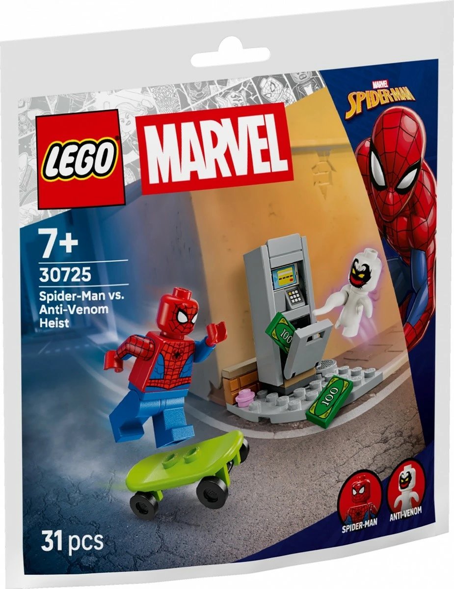 Set blloqe, LEGO Marvel, 30725 Spider-Man vs. Anti-Venom, 31 pjesë 7+, set i vogël