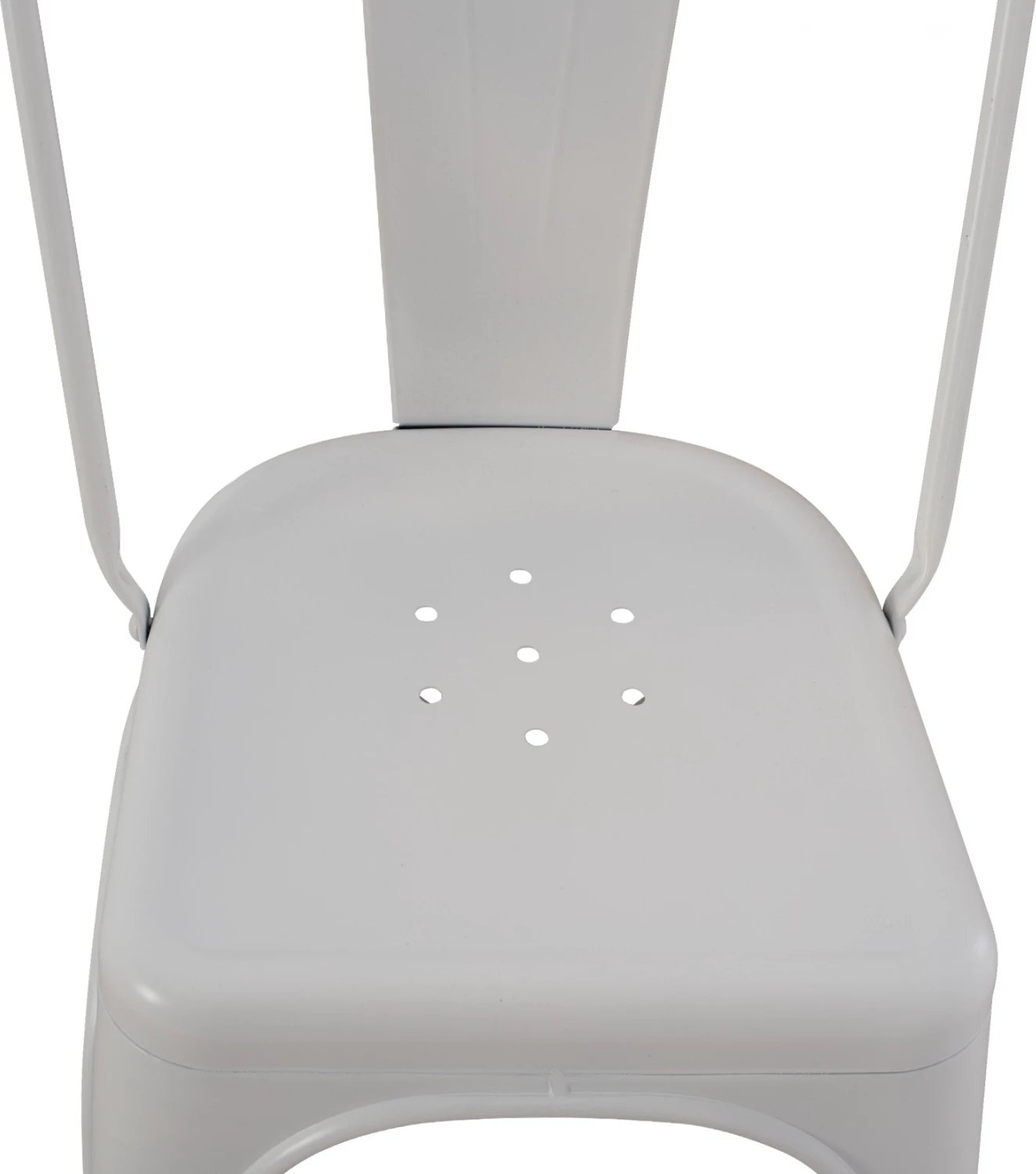 Karrige metalike MELITA FH8641.21 ngjyrë e bardhë matte 43x50x82cm