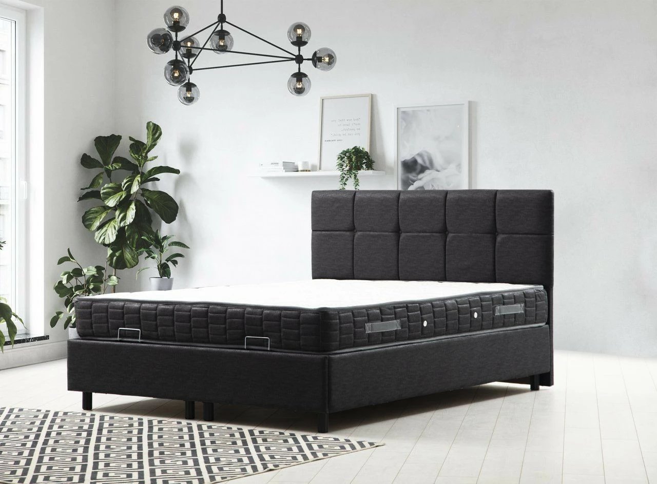 Set dysheku, baza dhe koka e shtratit Skye Decor, Vitalia, 160x200, antracit