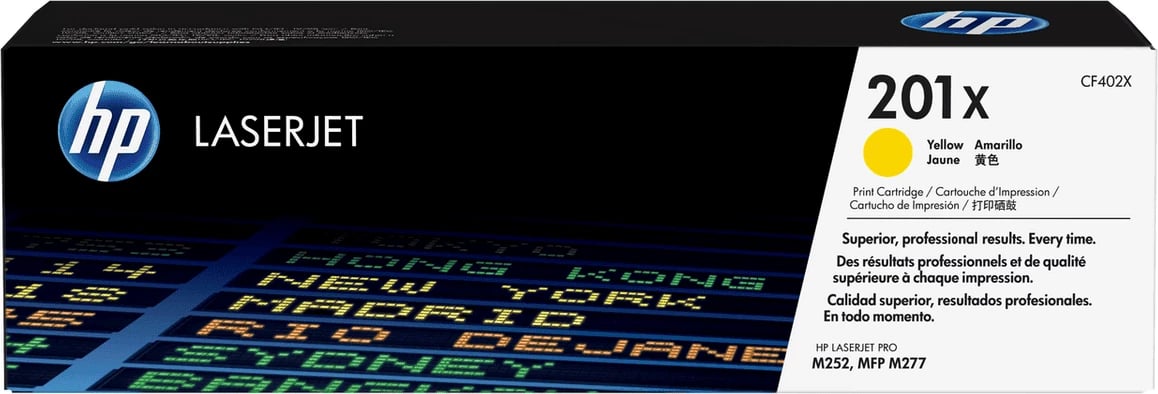 Toner HP 201X CF402X 2300 faqe XL verdhë