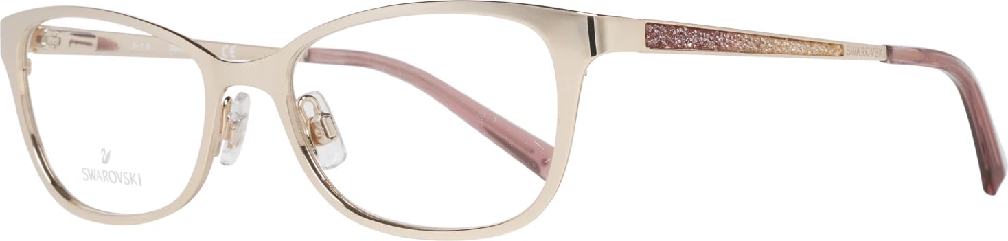Korniza optike për femra Swarovski, ari