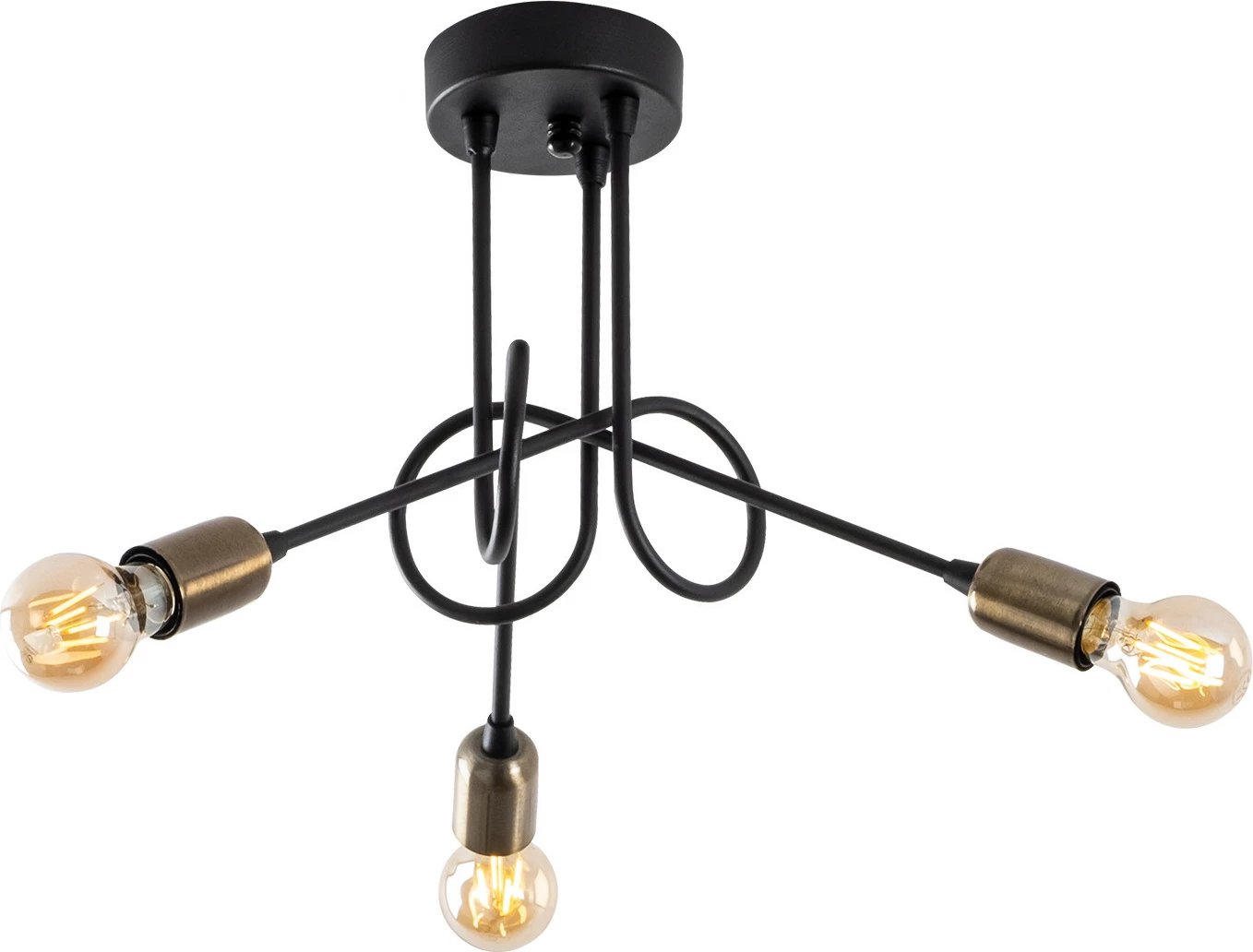 Llambë tavani industriale Opviq, Viraj - 10875, ngjyrë e zezë dhe antike Llambë tavani industriale Opviq, Viraj - 10875, ngjyrë e zezë dhe antike