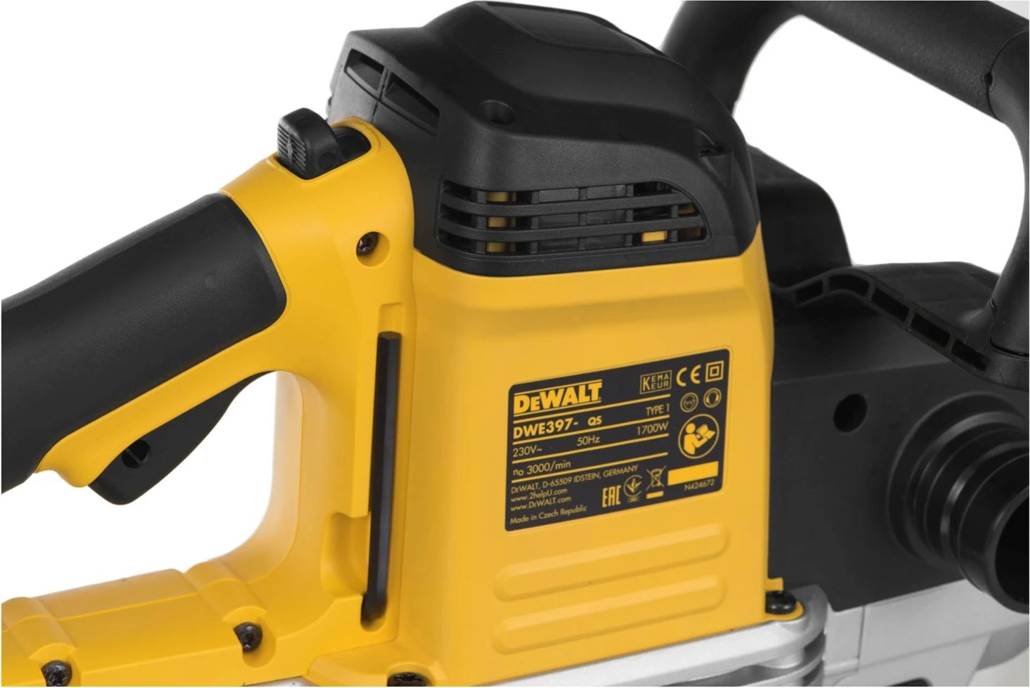 Sharrë alligator DeWALT DWE397-QS, elektrike