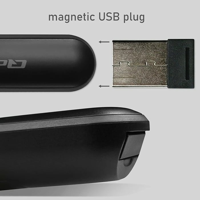 Prezenter Qoltec 50631 me laser, USB 3.0, 2.4GHz, i zi