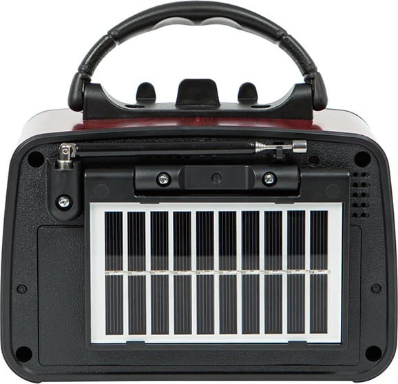 Radio portabile BLOW RA10, analog, AM/FM, Bluetooth, solar, 1200mAh, e zezë/kafe/ari