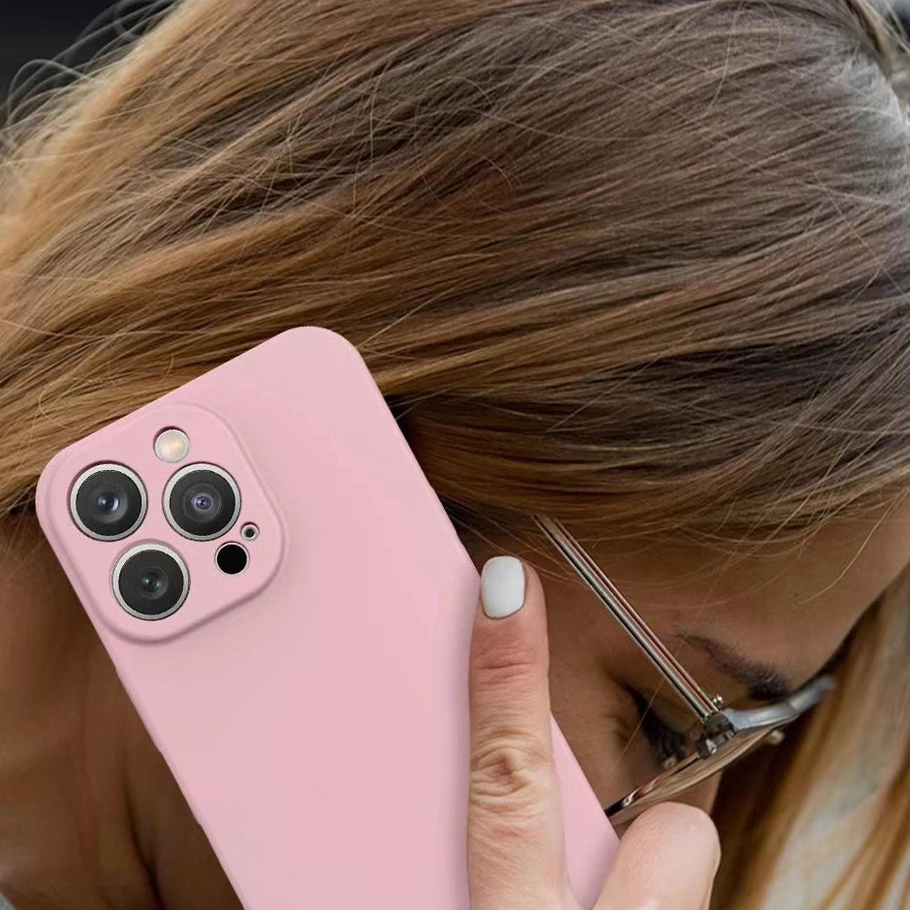 Mbështjellës silikoni Hurtel për Samsung Galaxy A55, i zi