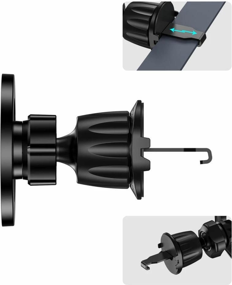 Mbajtës magnetik për celular Tech-Protect N56 me MagSafe, i zi