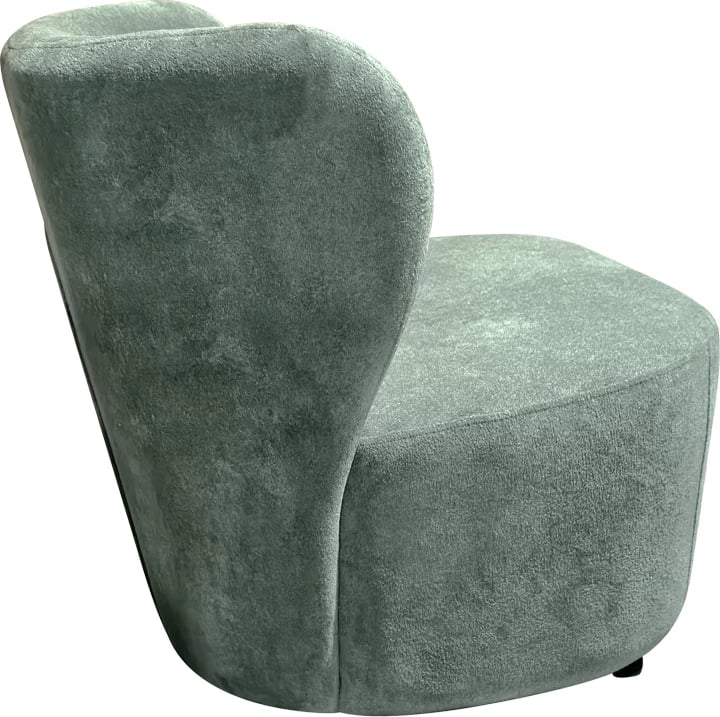 Fotelje Veridian, material stof, ngjyrë fistik, 63x70x66cm