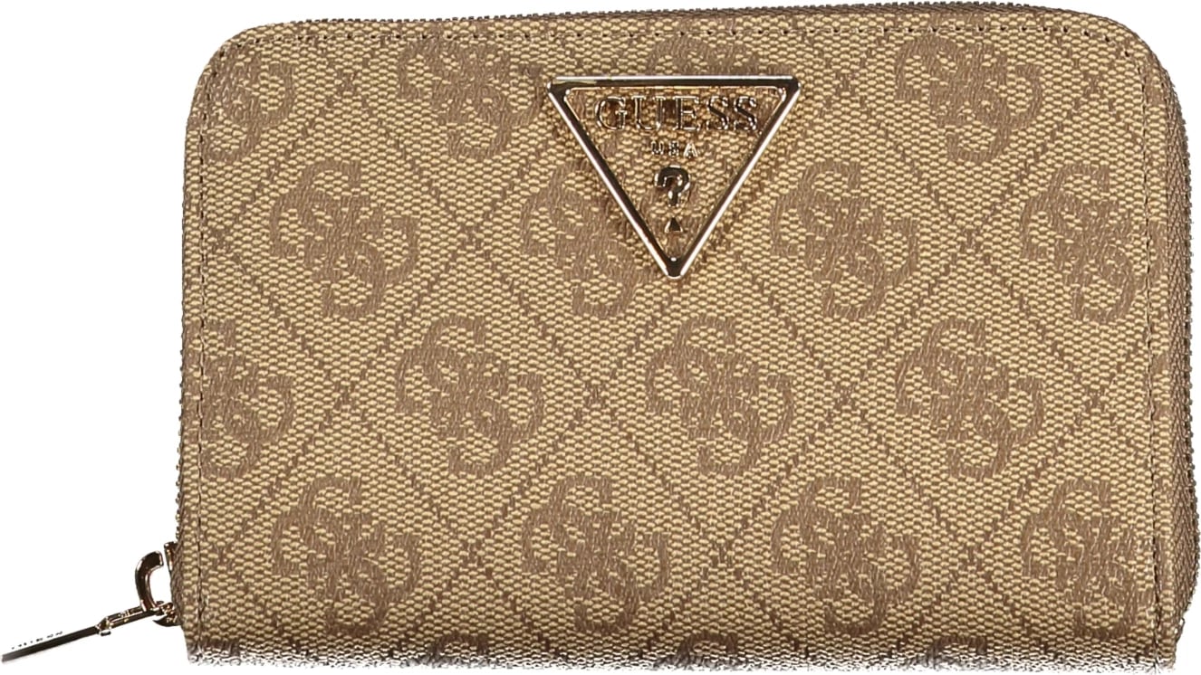 Portofol për femra GUESS JEANS LAUREL II SLG, beige