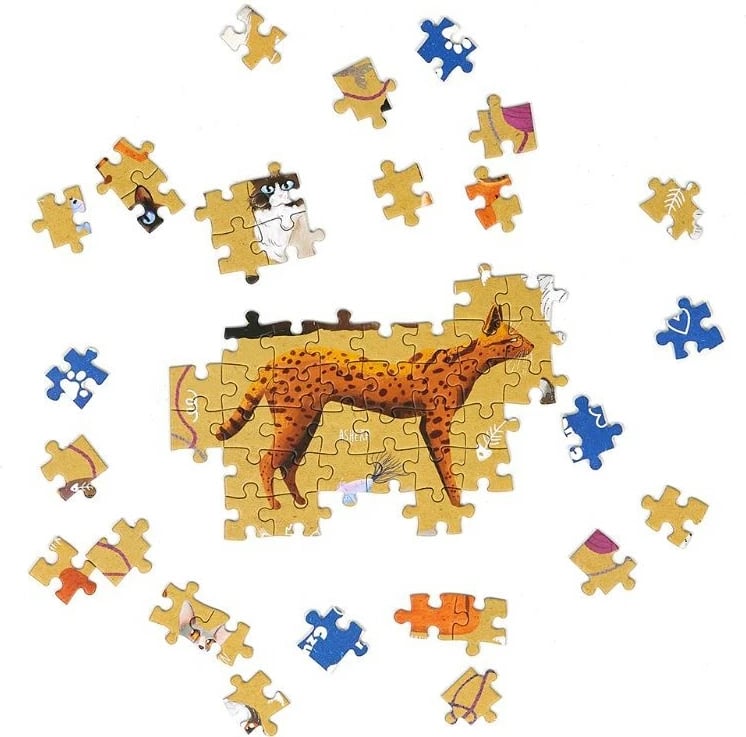 Puzzle CzuCzu Puzzlove Cats 1000 pjesë, shumëngjyrësh