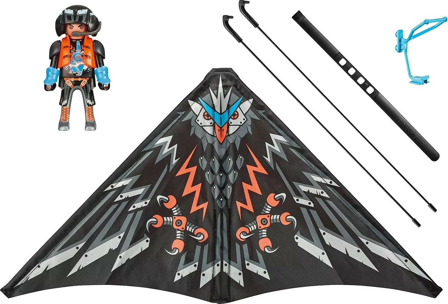 Set lodrash Playmobil Sports & Action 71079, Paraglajder, plastikë, 10 pjesë