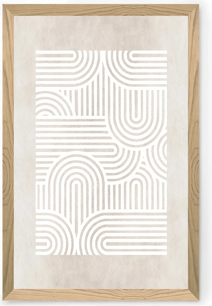 Pikturë dekorative Wallity, Tekhammdf141, shumëngjyrëshe, 33x48cm