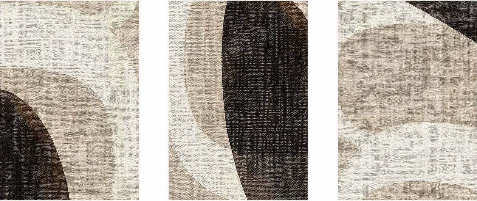 Pikturë dekorative me kornizë MDF (3 copë), Wallity, Mp3-00113, 40x50cm