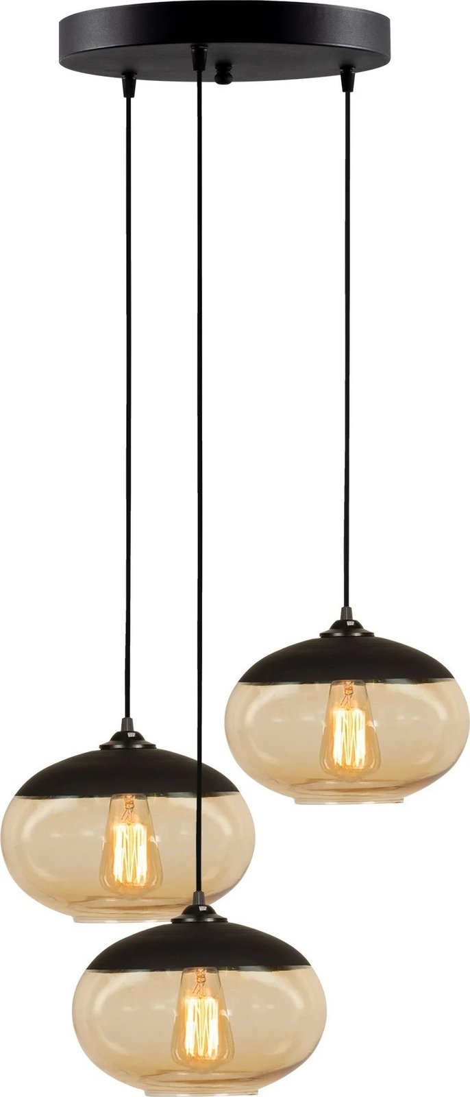 Llambë tavani Opviq, Camini - MR - 868, ngjyrë e zezë dhe mjaltë