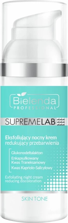 Krem nate eksfoliues për fytyrë për femra Bielenda Professional SupremeLab Skin Tone, 50ml