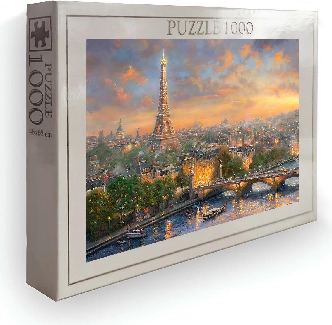 Puzzle 1000 copë, Evila Originals, shumëngjyrësh, PZL_015_1000
