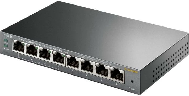 Switch, TP-Link TL-SG108PE 8 porta 1 Gbps