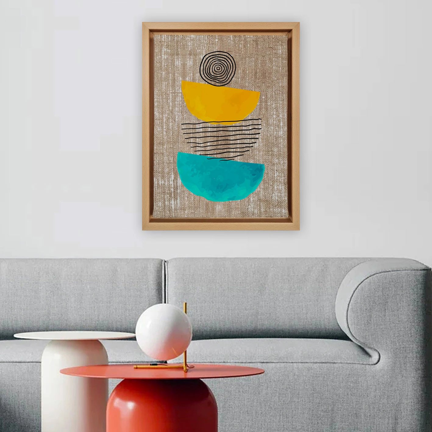 Pikturë dekorative në kanavacë, shumëngjyrëshe, Wallity, LNJ31990628192 - 6696