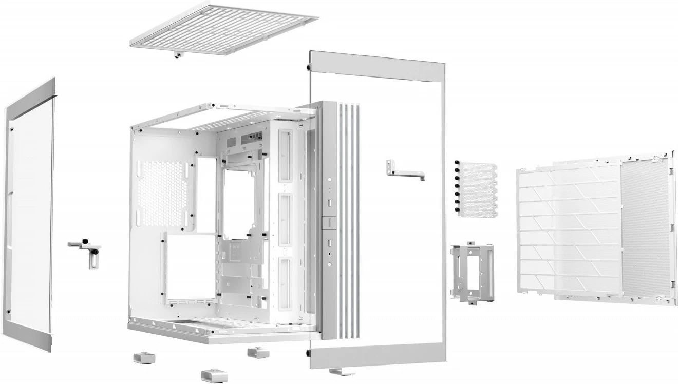 Kasë Be quiet! Light Base 600 DX, Midi Tower, ARGB, e bardhë