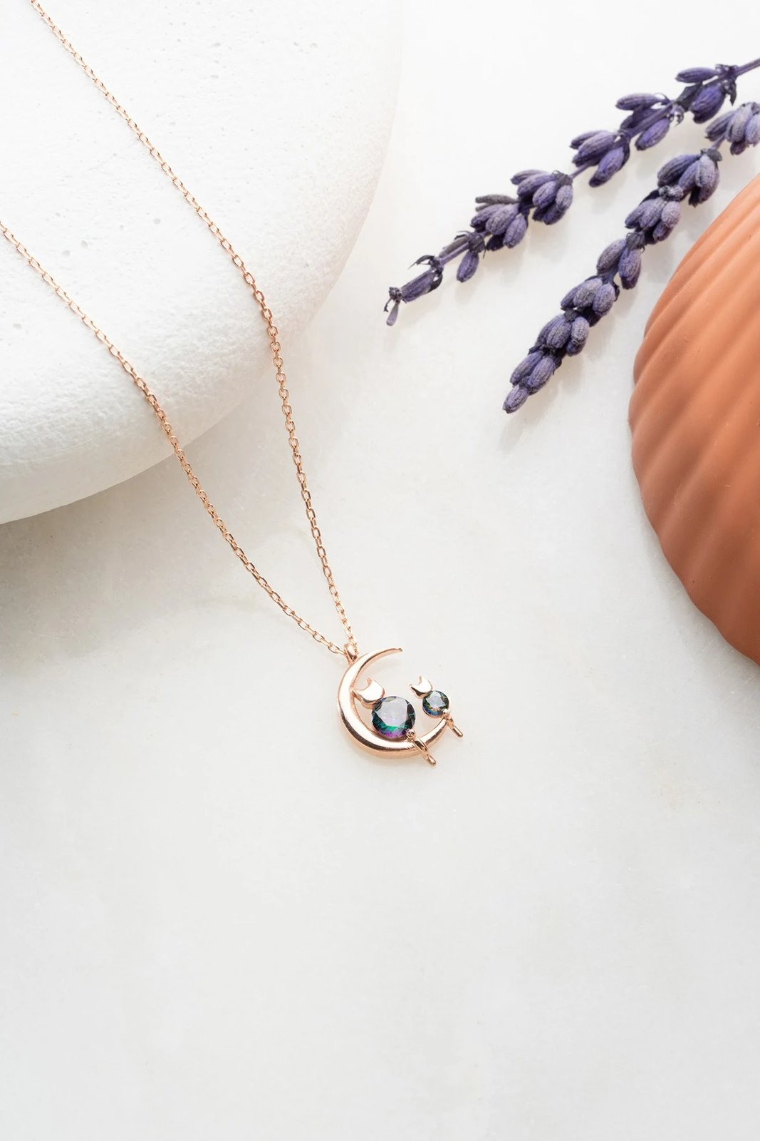 Vath argjendi me Mistique Topaz, ngjyrë rozë ari, jeshile, vjollcë, NRZ99755