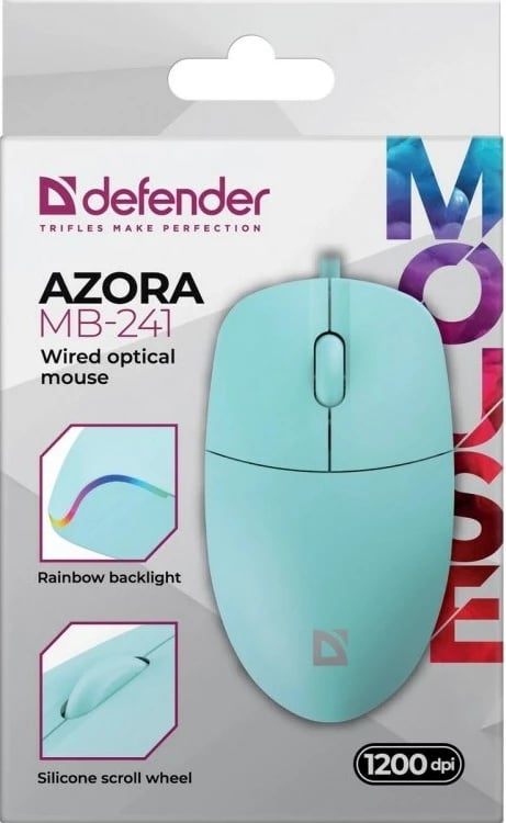 Maus Defender Azora MB-241 RF me kabllo, 1200dpi, Mint