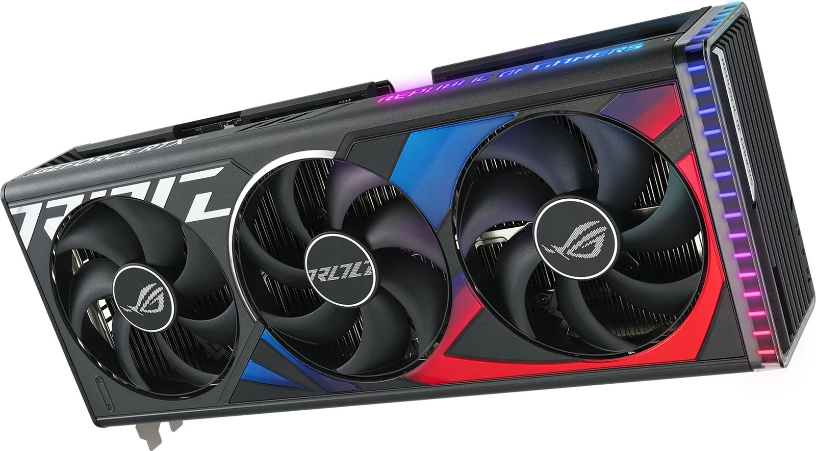 Kartelë grafike ASUS ROG Strix RTX 4080 SUPER, 16 GB, GDDR6X, PCI Express 4.0, Multicolour Kartelë grafike ASUS ROG Strix RTX 4080 SUPER, 16 GB, GDDR6X, PCI Express 4.0, Multicolour