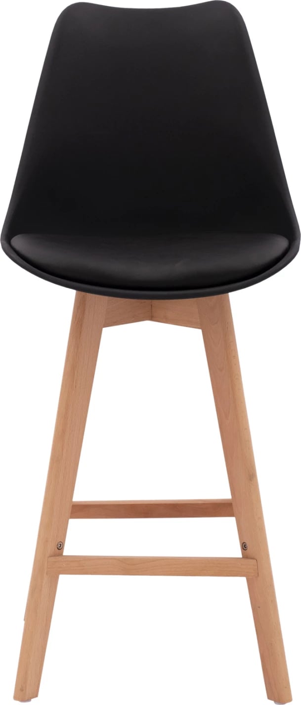 Karrige për bar Vegas FH8000.12, ngjyrë e zezë, 48x58x105 cm, set prej 4 copash