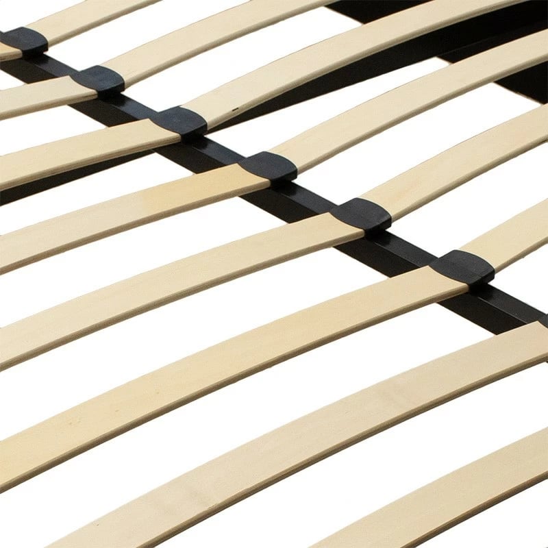 Krevat Norse dopio, material stof ngjyrë ekru, me hapsirë për depo, 160x200cm