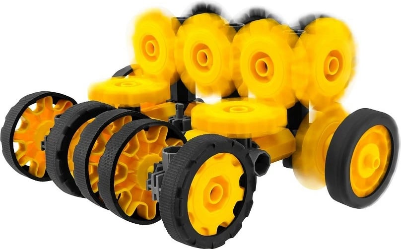 Set blloqe ndërtimi Korbo Machine 61 pjesë, plastikë, shumëngjyrëshe