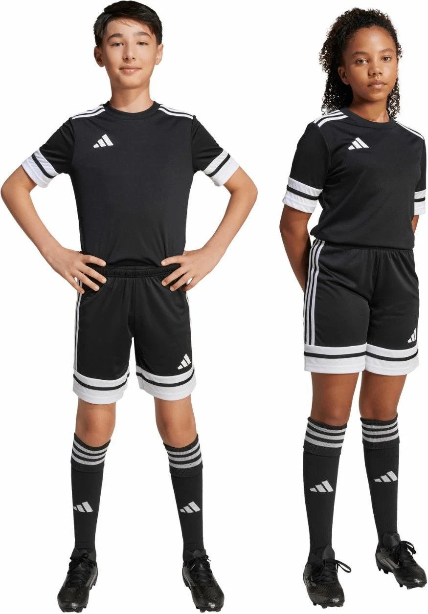 Shorce për fëmijë adidas, të zeza Shorce për fëmijë adidas, të zeza