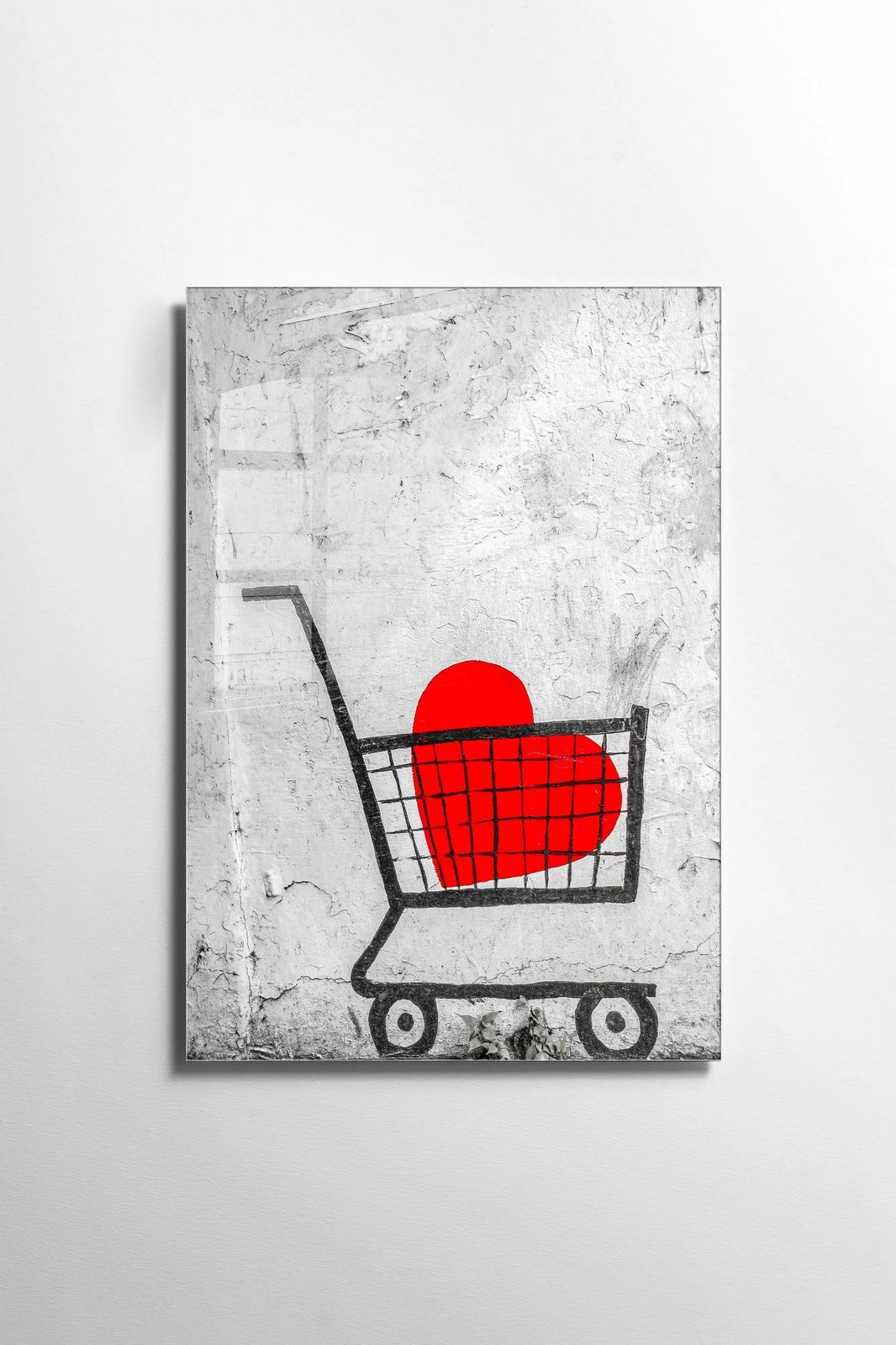 Pikturë dekorative prej xhami të temperuar, shumëngjyrëshe, UV-565, 30x45cm