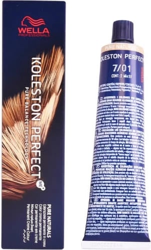 Ngjyrë për flokë Wella Koleston Perfect Me+ 7/01 Pure Naturals unisex 60ml