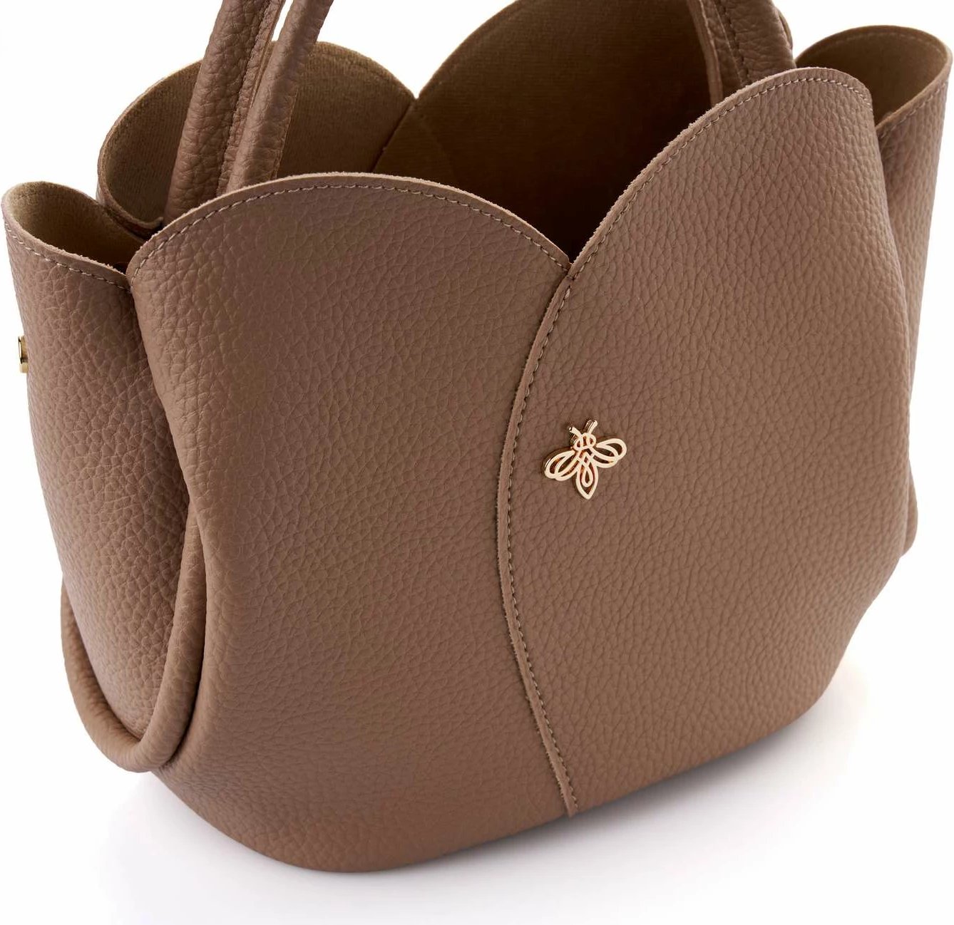 Çantë krahu Lucky Bees, Arden, ngjyrë mink