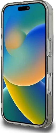 Mbështjellës Guess Flowers Wreath MagSafe për iPhone 16 Pro, 6.3", i zi Mbështjellës Guess Flowers Wreath MagSafe për iPhone 16 Pro, 6.3", i zi