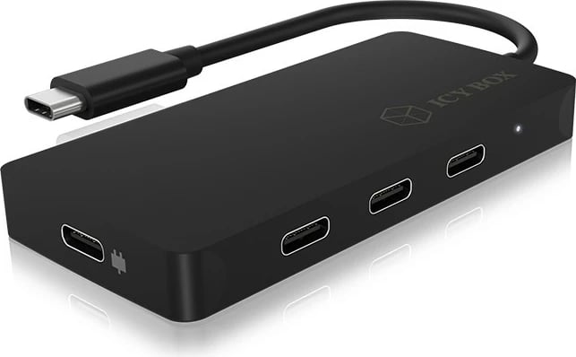 USB hub ICY BOX IB-HUB1429-CPD, 4 porta, USB 3.2 Gen 2 Type-C, 100 W, zi