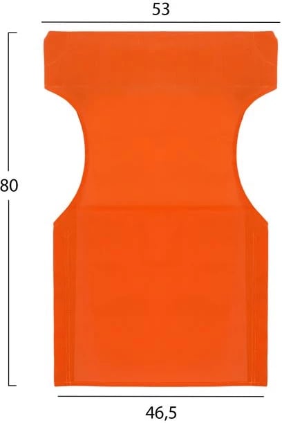 Jastëk ngjyrë portokalli 2x1 për karrige drejtori FH5272.02 46.5χ53χ80