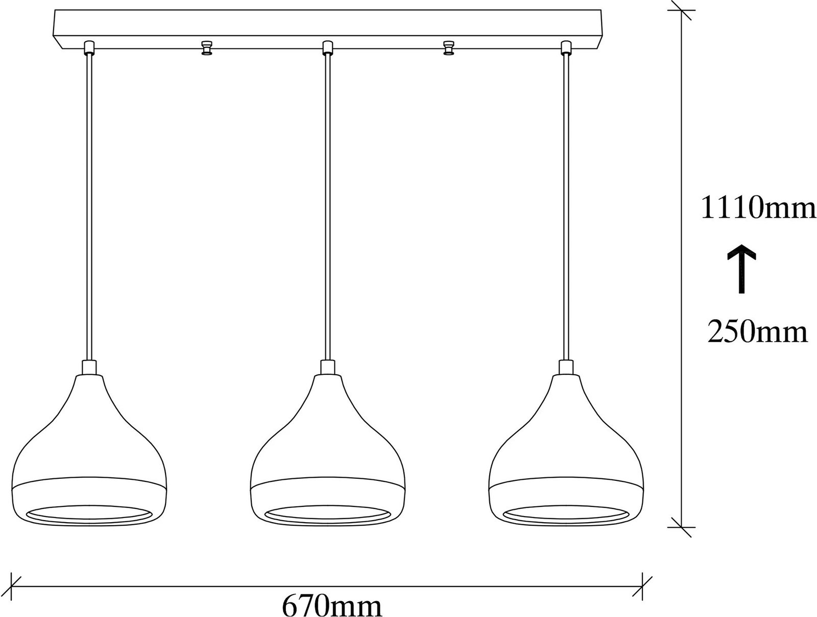 Llambadar Opviq, Yıldo - 6877, ngjyrë e zezë dhe bakri, lartësi e rregullueshme