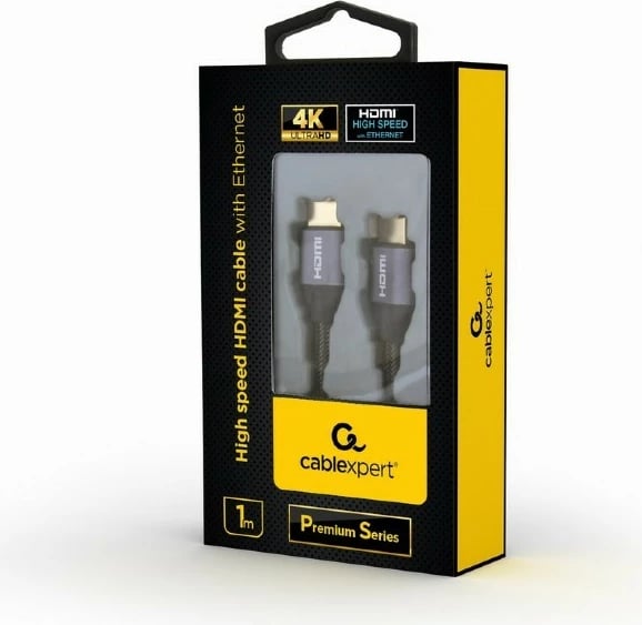Kabllo HDMI Gembird CCBP-HDMI-1M, 1m, High Speed me Ethernet, e zezë