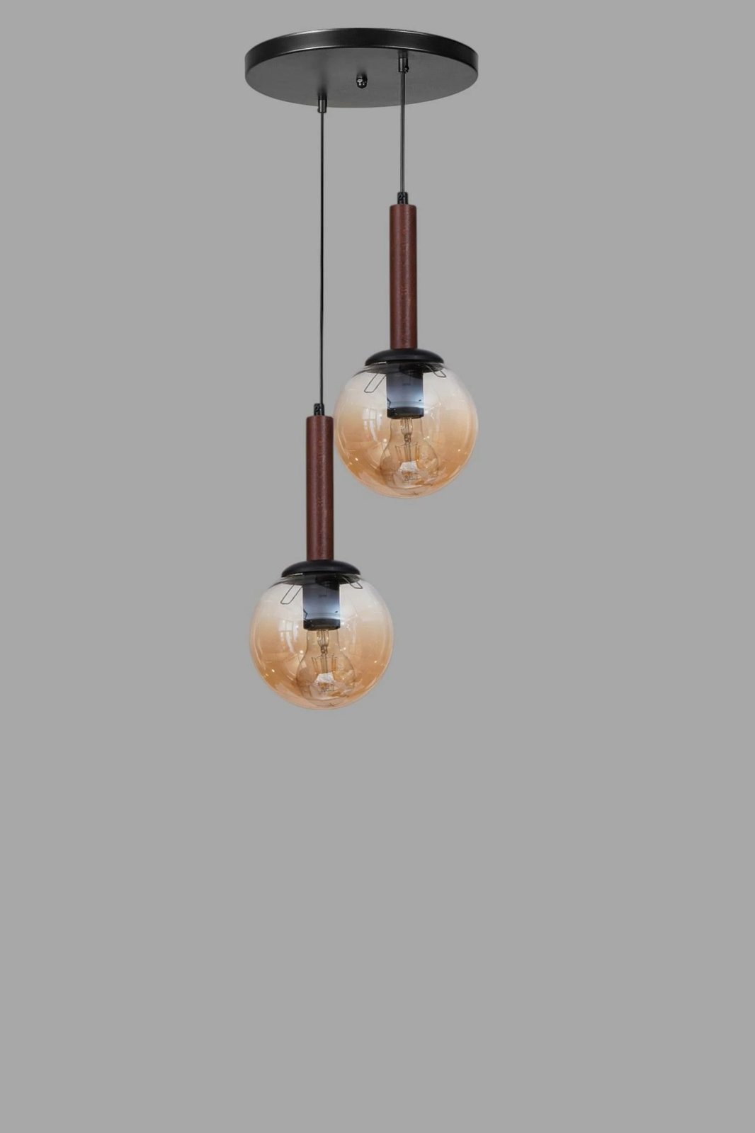 Llambë tavani Opviq, 9070-2, ngjyrë mjaltë, arre, e zezë