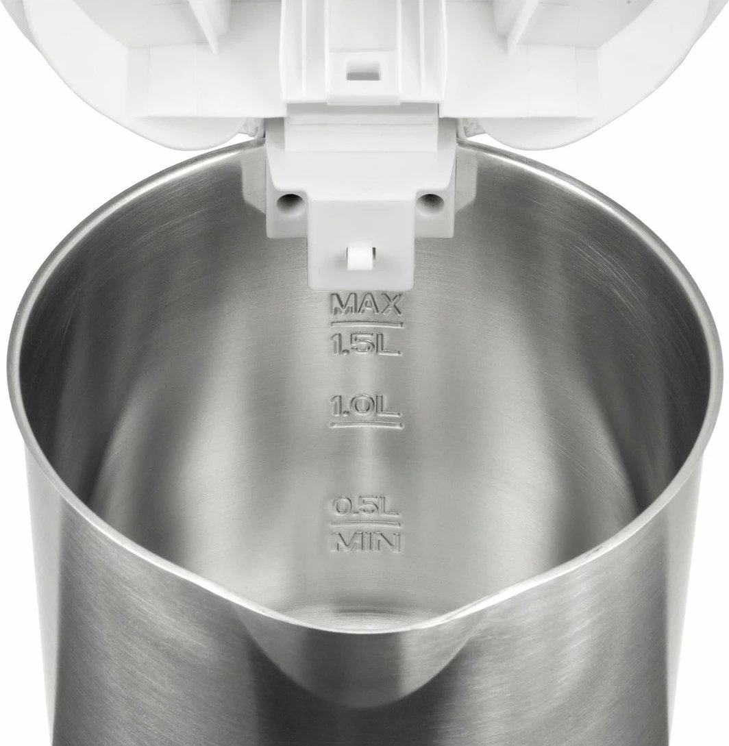 Ibrik elektrik UNOLD 18010, 1.5L, 2200W, bardhë