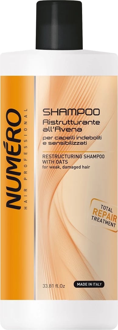 Shampon për femra NUMERO Restructuring me tërshërë, 1000ml