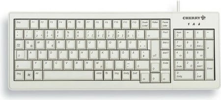 Tastierë Cherry XS, Full-size (100%), Wired, USB, QWERTZ, Gri