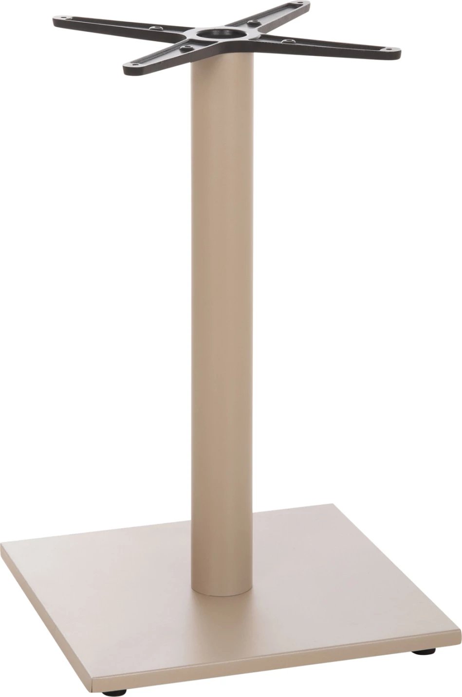 Këmbë tavoline alumini, ngjyrë kapuçino, FH475.25, 46x46x72cm