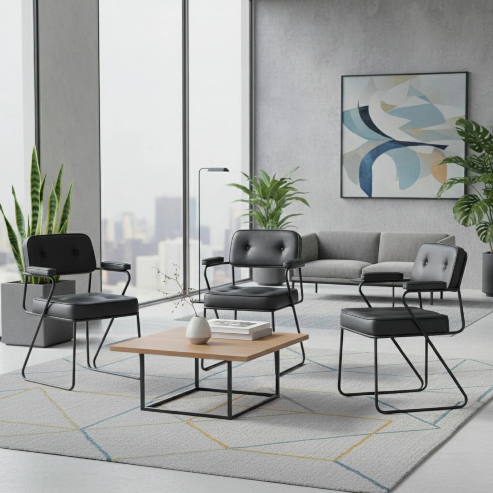 Karrige zyre Skye Decor, Jupoi 47, e zezë Karrige zyre Skye Decor, Jupoi 47, e zezë